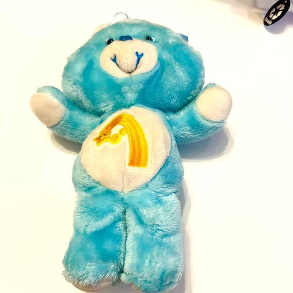 Care Bears Collectible 2019 Cheer Bear Plush Blue Rainbow 12” Stuffed Animal - Picture 2 of 4